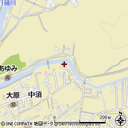 徳島県徳島市大原町中須123周辺の地図