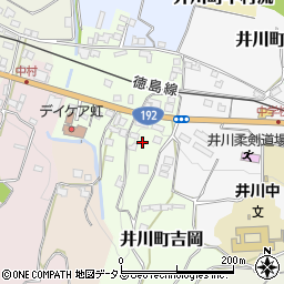 徳島県三好市井川町吉岡199周辺の地図