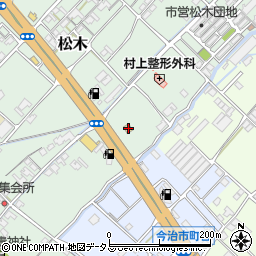 愛媛県今治市松木34周辺の地図