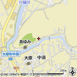 徳島県徳島市大原町中須131周辺の地図