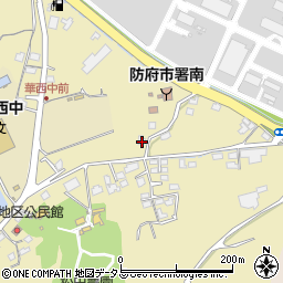 山口県防府市西浦240周辺の地図