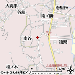徳島県徳島市大谷町南谷周辺の地図