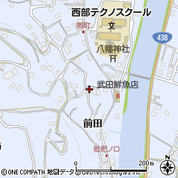 徳島県美馬郡つるぎ町貞光前田12周辺の地図