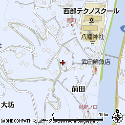 徳島県美馬郡つるぎ町貞光前田23周辺の地図