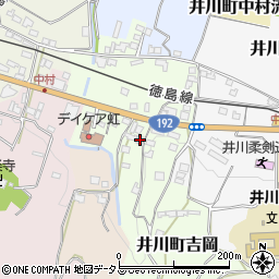 徳島県三好市井川町吉岡164-1周辺の地図