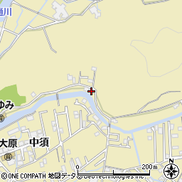 徳島県徳島市大原町中須146周辺の地図
