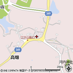 山口県山陽小野田市高畑272周辺の地図