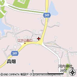 山口県山陽小野田市高畑271周辺の地図