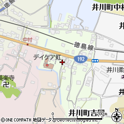 徳島県三好市井川町吉岡162周辺の地図