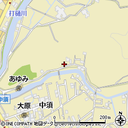 徳島県徳島市大原町中須135周辺の地図