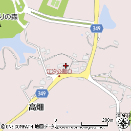 山口県山陽小野田市高畑259周辺の地図