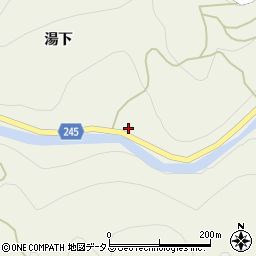 徳島県吉野川市美郷湯下189周辺の地図