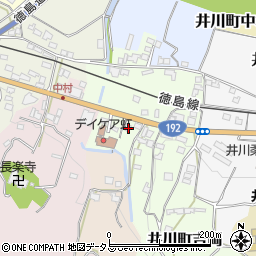 徳島県三好市井川町吉岡161周辺の地図