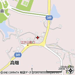 山口県山陽小野田市高畑266周辺の地図