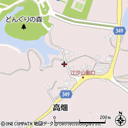 山口県山陽小野田市高畑85周辺の地図