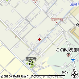 愛媛県今治市中寺111周辺の地図