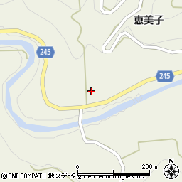 徳島県吉野川市美郷恵美子119周辺の地図