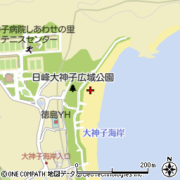 徳島県徳島市大原町浜周辺の地図