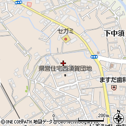 徳島県徳島市西須賀町東開周辺の地図