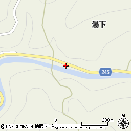 徳島県吉野川市美郷湯下62周辺の地図