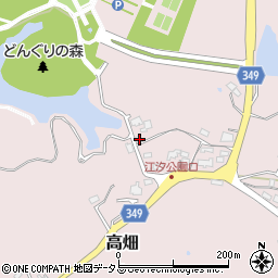 山口県山陽小野田市高畑85-4周辺の地図