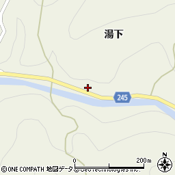 徳島県吉野川市美郷湯下69周辺の地図