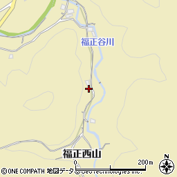 徳島県徳島市一宮町福正西山周辺の地図