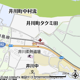 徳島県三好市井川町タクミ田63周辺の地図