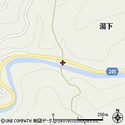 徳島県吉野川市美郷湯下60周辺の地図