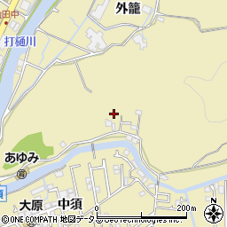 徳島県徳島市大原町中須137周辺の地図