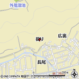 徳島県徳島市大原町掛り周辺の地図