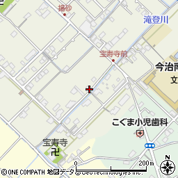 愛媛県今治市中寺115-2周辺の地図
