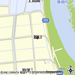 徳島県徳島市大松町（鰯口）周辺の地図