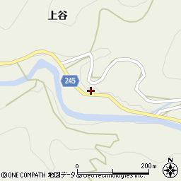 徳島県吉野川市美郷上谷183-1周辺の地図