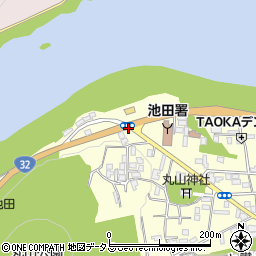 池田町ウエノ周辺の地図