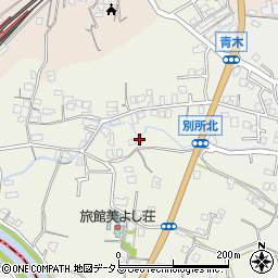 和歌山県湯浅町（有田郡）別所周辺の地図