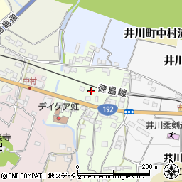 徳島県三好市井川町吉岡158周辺の地図
