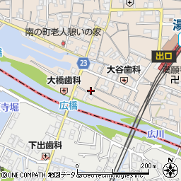 和歌山県有田郡湯浅町湯浅1282-3周辺の地図