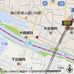 和歌山県有田郡湯浅町湯浅1282-3周辺の地図