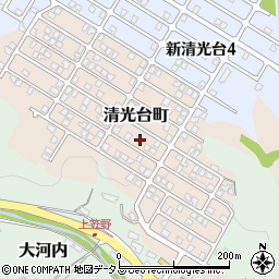 山口県周南市清光台町14周辺の地図