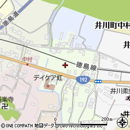 徳島県三好市井川町吉岡157周辺の地図