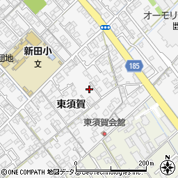 山口県防府市新田東須賀周辺の地図