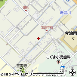 愛媛県今治市中寺116-2周辺の地図