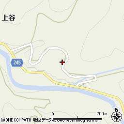 徳島県吉野川市美郷上谷176周辺の地図