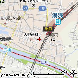 和歌山県有田郡湯浅町湯浅1108周辺の地図