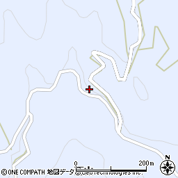 徳島県美馬市穴吹町口山西山267周辺の地図