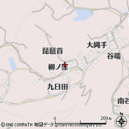 徳島県徳島市大谷町柳ノ窪周辺の地図