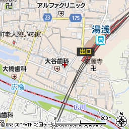 和歌山県有田郡湯浅町湯浅1109周辺の地図