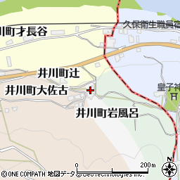 徳島県三好市井川町岩風呂周辺の地図