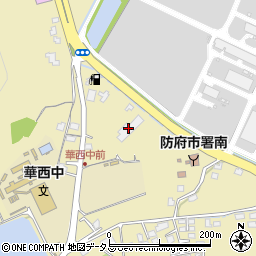 山口県防府市西浦221周辺の地図
